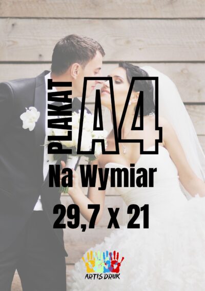 Plakat z własnym nadrukiem A4
