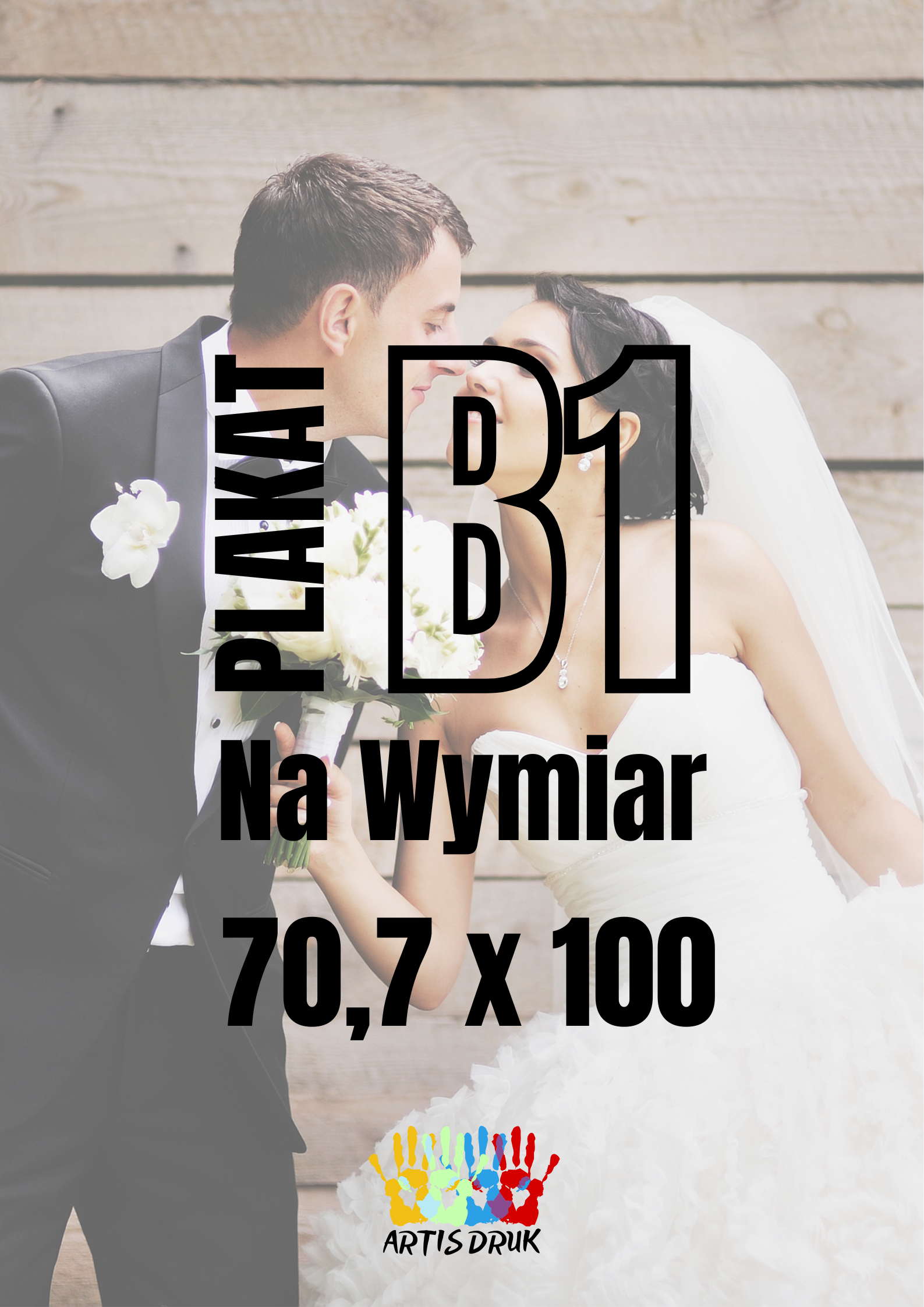 Plakat z własnym nadrukiem B1